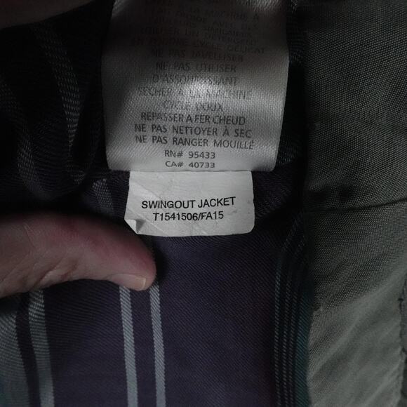 Toad&Co Swingout Jacket‎ Mens Medium Gray Hooded Full Zip Windbreaker Outdoors - Picture 13 of 14